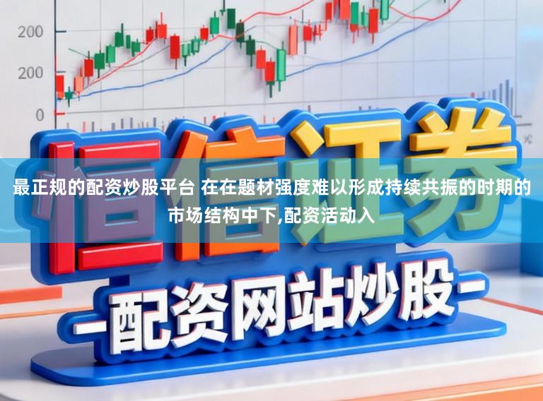 最正规的配资炒股平台 在在题材强度难以形成持续共振的时期的市场结构中下,配资活动入