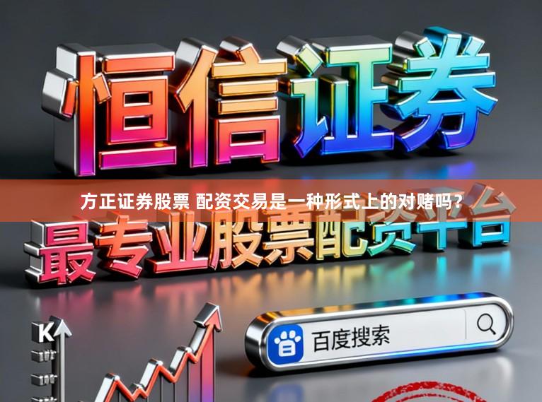 方正证券股票 配资交易是一种形式上的对赌吗？
